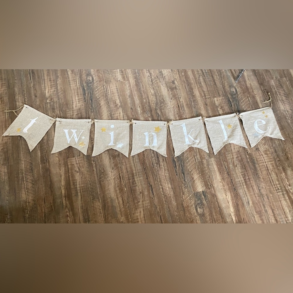 Twinkle pennant banner/bunting